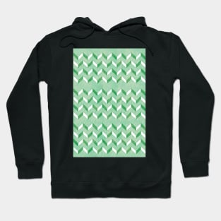 Cool Green Line Design Print Hoodie